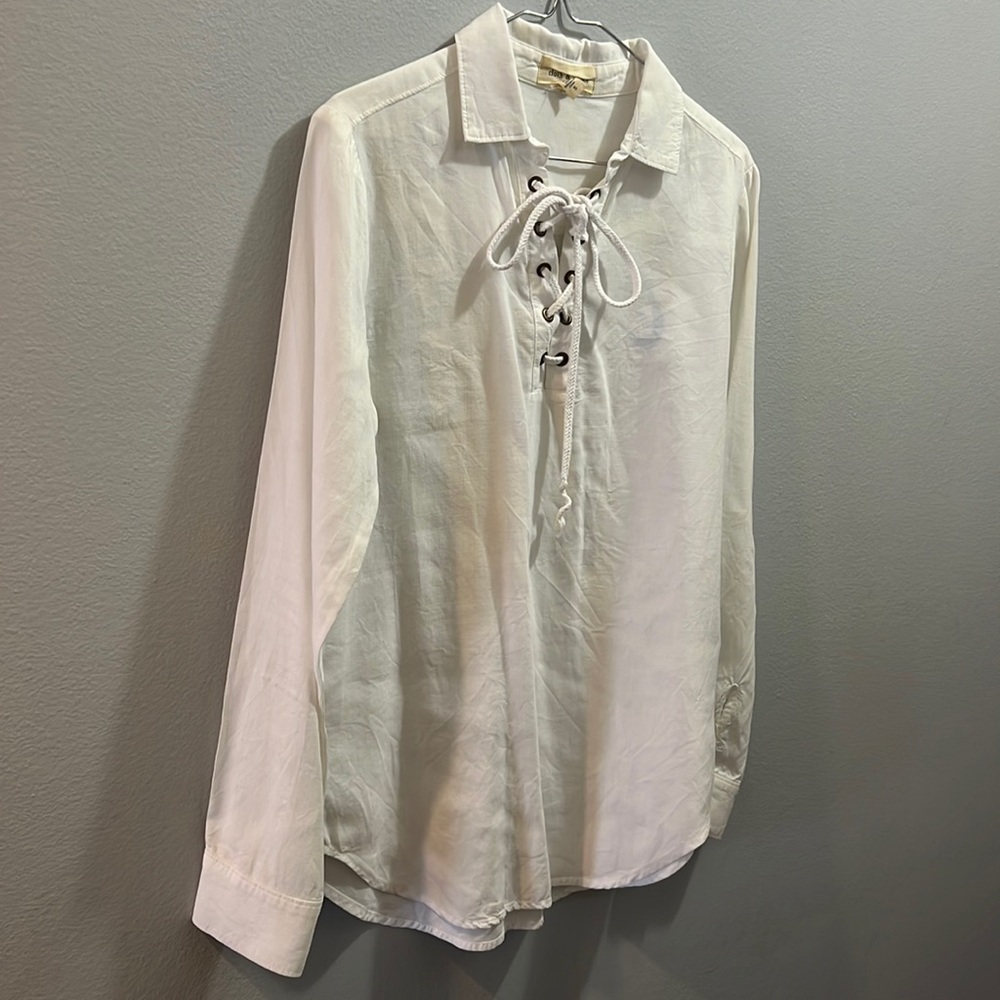 White cotton shirt